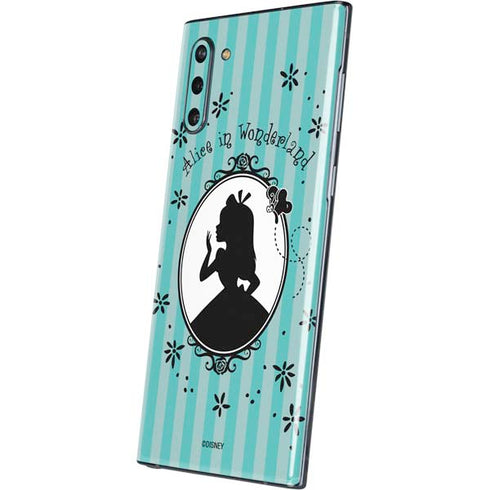 Disney Alice in Wonderland (animated) Silhouette in the Mirror Galaxy Note 10 Skin
